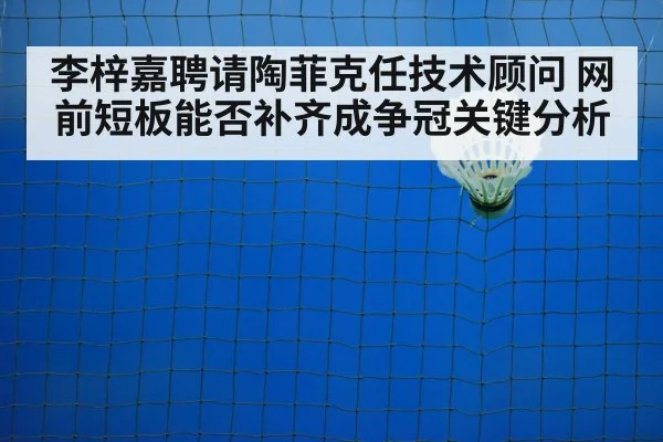 李梓嘉聘请陶菲克任技术顾问 网前短板能否补齐成争冠关键分析